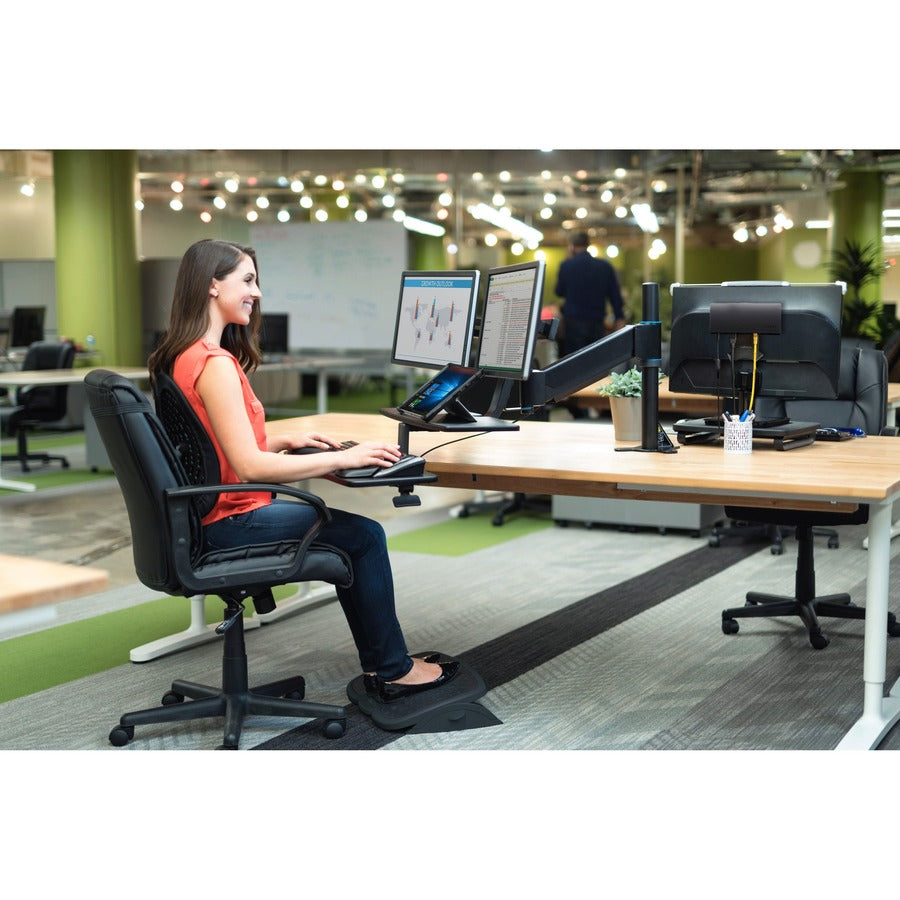 Alternate-Image7 Image for Kensington Solemate Plus Foot Rest - Black