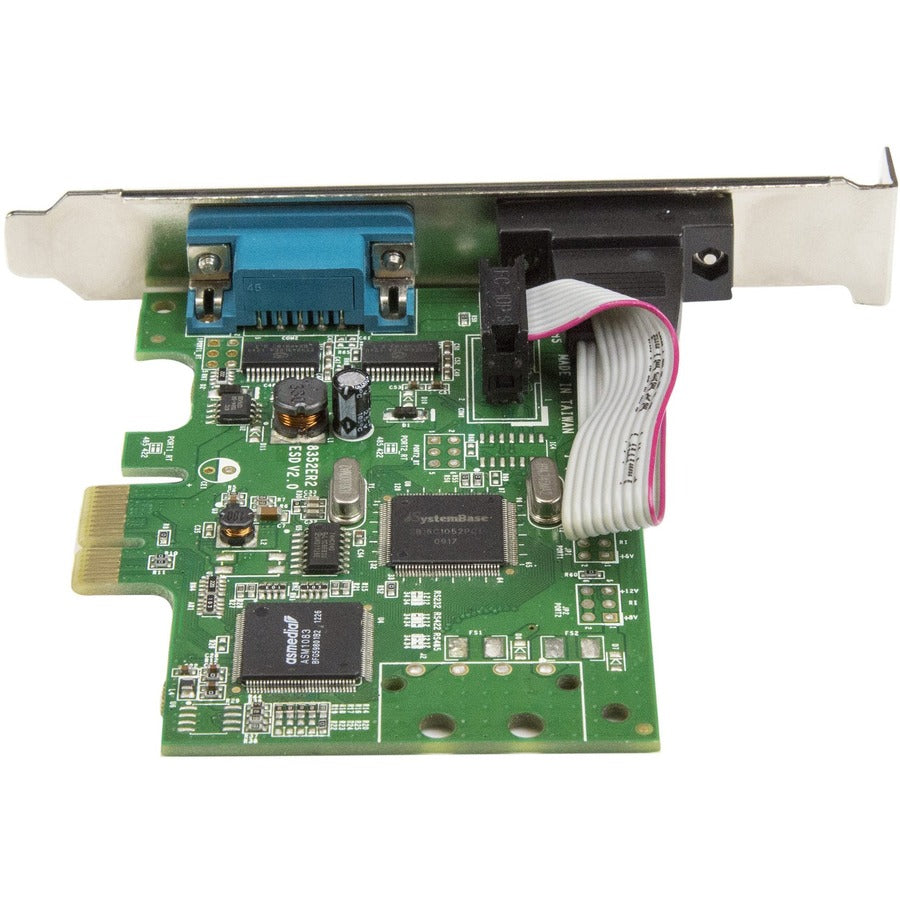 Alternate-Image2 Image for StarTech.com PCI Express Serial Card? 2 port? Dual Channel 16C1050 UART? Serial Port PCIe Card? Serial Expansion Card