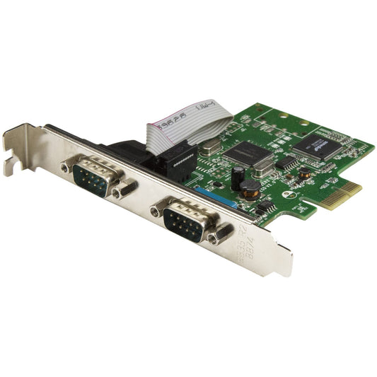 Main Image for StarTech.com PCI Express Serial Card? 2 port? Dual Channel 16C1050 UART? Serial Port PCIe Card? Serial Expansion Card