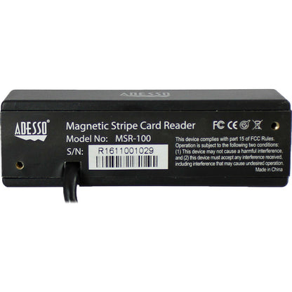 Alternate-Image2 Image for Adesso MSR-100 Magnetic Stripe Card Reader