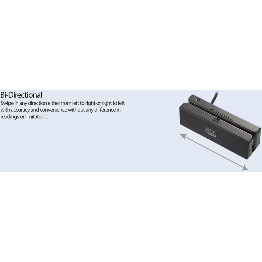 Alternate-Image5 Image for Adesso MSR-100 Magnetic Stripe Card Reader