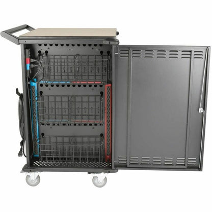 Alternate-Image7 Image for Eaton Tripp Lite Series 36-Device AC Mobile Charging Cart - Laptops and Chromebooks, 120V, NEMA 5-15P, 10 ft. (3.1 m) Cord, Black