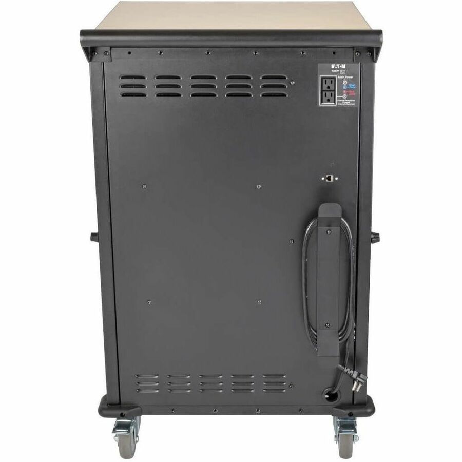 Left Image for Eaton Tripp Lite Series 36-Device AC Mobile Charging Cart - Laptops and Chromebooks, 120V, NEMA 5-15P, 10 ft. (3.1 m) Cord, Black
