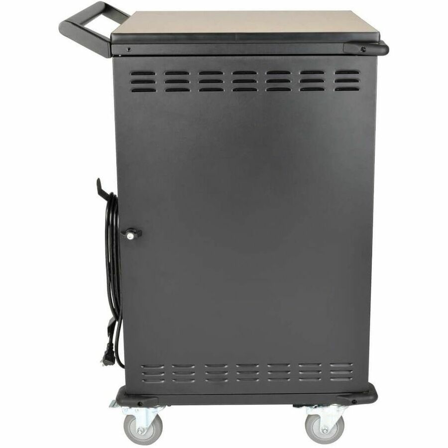 Rear Image for Eaton Tripp Lite Series 36-Device AC Mobile Charging Cart - Laptops and Chromebooks, 120V, NEMA 5-15P, 10 ft. (3.1 m) Cord, Black