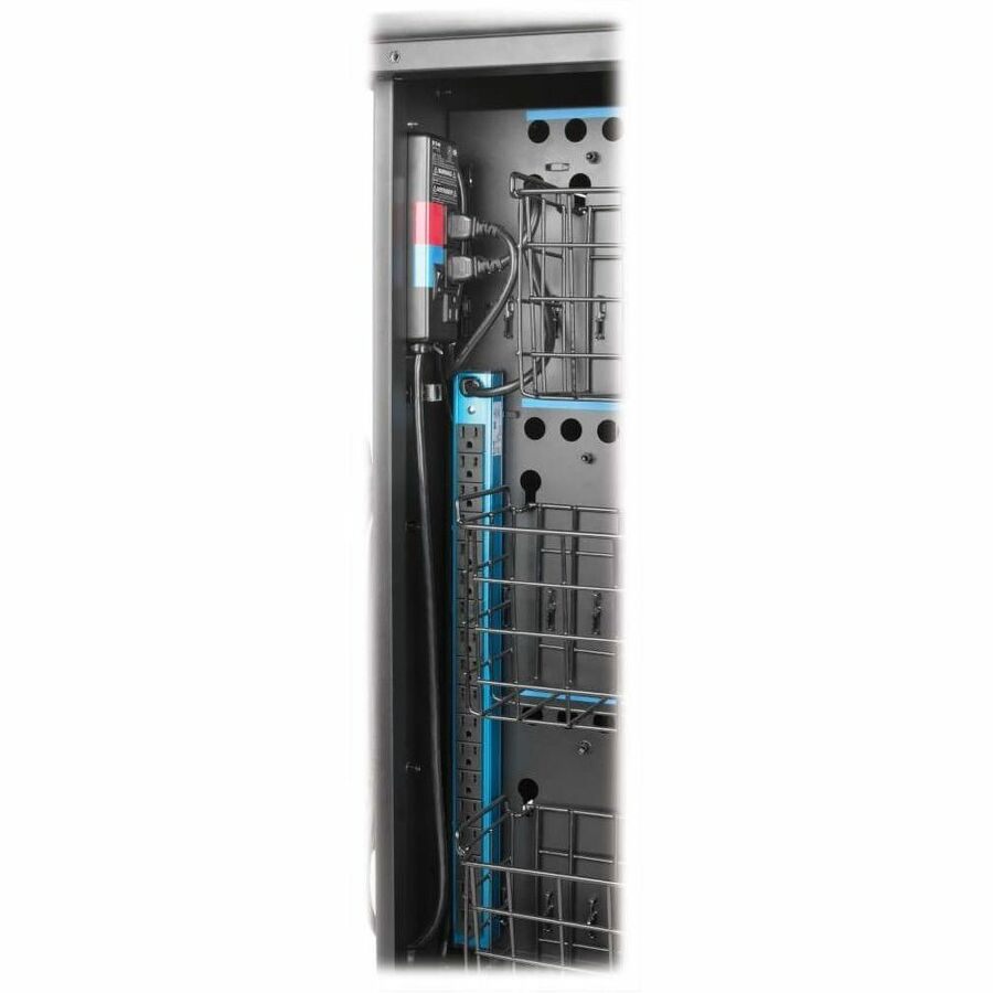 Alternate-Image9 Image for Eaton Tripp Lite Series 36-Device AC Mobile Charging Cart - Laptops and Chromebooks, 120V, NEMA 5-15P, 10 ft. (3.1 m) Cord, Black
