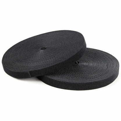 Main Image for StarTech.com Hook-and-Loop Cable Management Tie - 100 ft. Bulk Roll - Black - Cut-to-Size Cable Wrap / Straps