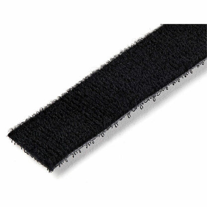Alternate-Image1 Image for StarTech.com Hook-and-Loop Cable Management Tie - 100 ft. Bulk Roll - Black - Cut-to-Size Cable Wrap / Straps