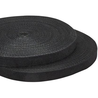 Alternate-Image4 Image for StarTech.com Hook-and-Loop Cable Management Tie - 25 ft. Roll - Black - Cut-to-Size Cable Wrap / Straps