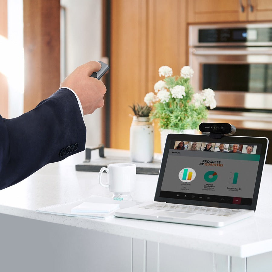 Life-Style Image for Logitech Spotlight Presentation Remote - Universal Wireless Presentation Clicker with Laser Pointer, Advanced Digital Highlighting, Bluetooth, 30 m Range and Quick Charging, Slate