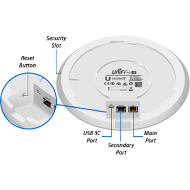 Alternate-Image2 Image for Ubiquiti UniFi AC HD UAP-AC-HD IEEE 802.11ac 1.69 Gbit/s Wireless Access Point