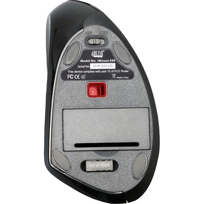 Alternate-Image6 Image for Adesso iMouse E90- Wireless Left-Handed Vertical Ergonomic Mouse