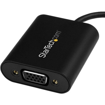 Alternate-Image1 Image for StarTech USB-C to VGA Adapter, 1920x1200, USB C Adapter, USB Type C to VGA Monitor / Projector Adapter, TAA
