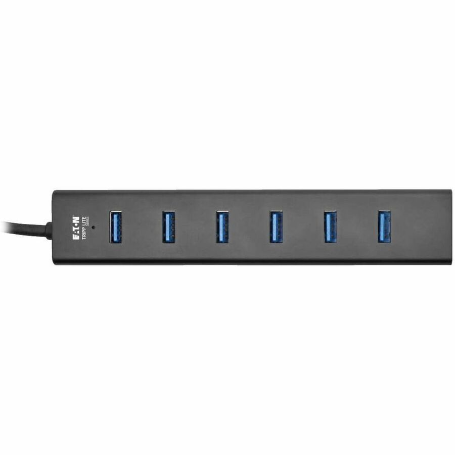 Alternate-Image2 Image for Eaton Tripp Lite Series 7-Port Portable USB 3.x (5Gbps) Mini Hub, Aluminum
