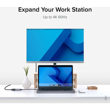 Alternate-Image2 Image for Plugable USB C to HDMI adapter, HDMI 2.0, USB4 / Thunderbolt Adapter for 4K Monitor up to 4K 60Hz