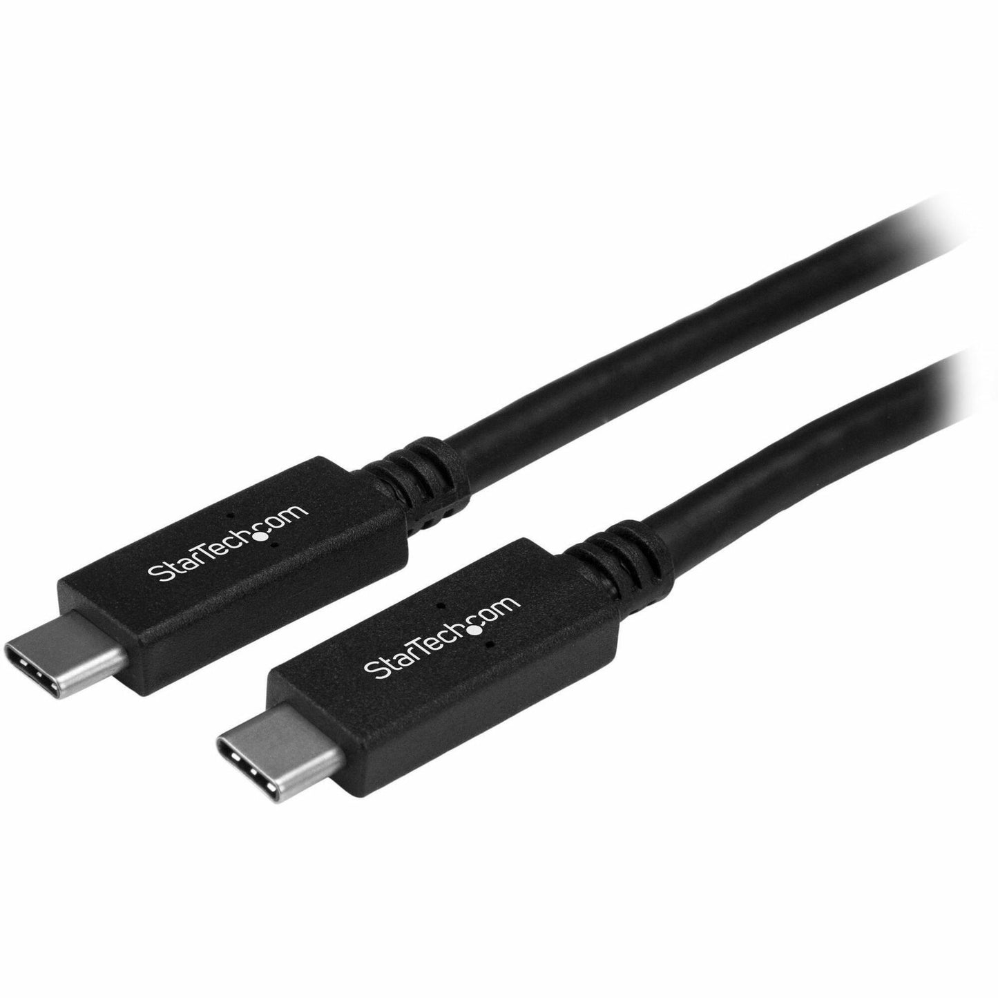 Main Image for StarTech.com 2m 6 ft USB C Cable with Power Delivery (3A) - M/M - USB 3.0 - USB-IF Certified - USB 3.0 Type C Cable - USB 3.2 Gen 1(5Gbps)