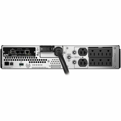 Rear Image for APC Smart-UPS, Line Interactive, 3kVA, Rackmount 2U, 120V, 6x NEMA 5-15R+2x NEMA 5-20R outlets, Network Card, AVR, LCD