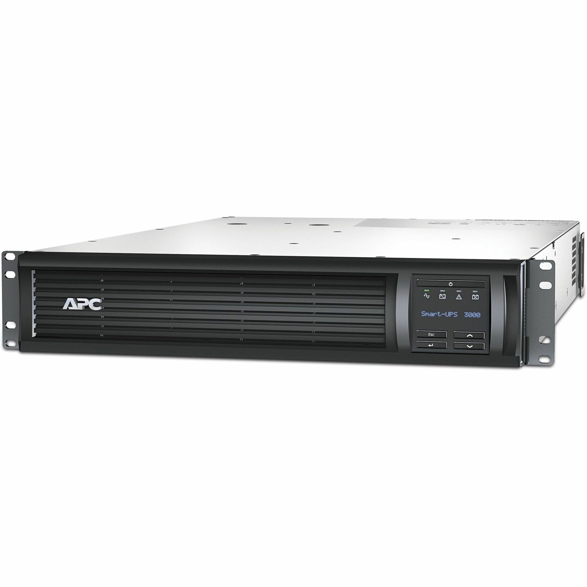 Main Image for APC Smart-UPS, Line Interactive, 3kVA, Rackmount 2U, 120V, 6x NEMA 5-15R+2x NEMA 5-20R outlets, Network Card, AVR, LCD