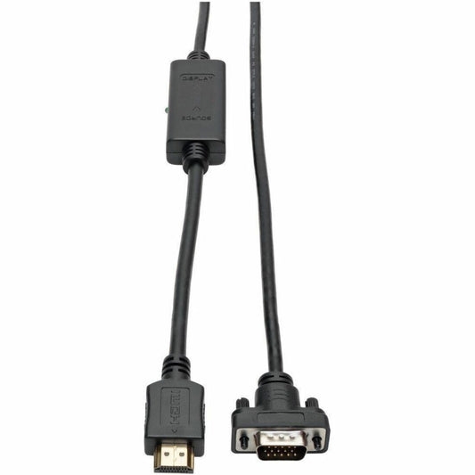 Main Image for Eaton Tripp Lite Series HDMI to VGA Active Adapter Cable (HDMI to Low-Profile HD15 M/M), 6 ft. (1.8 m), TAA