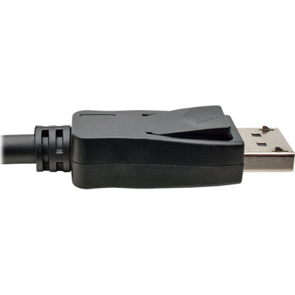 Alternate-Image2 Image for Eaton Tripp Lite Series DisplayPort 1.2 to HDMI Active Adapter Cable (M/M), 4K 60 Hz, Gripping HDMI Plug, HDCP 2.2, 20 ft. (6.1 m)