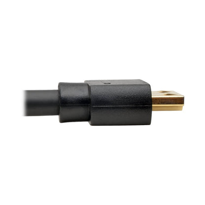 Alternate-Image4 Image for Eaton Tripp Lite Series DisplayPort 1.2 to HDMI Active Adapter Cable (M/M), 4K 60 Hz, Gripping HDMI Plug, HDCP 2.2, 6 ft. (1.8 m)