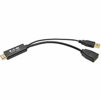 Alternate-Image2 Image for Eaton Tripp Lite Series 4K HDMI to DisplayPort Active Converter (M/F) with USB Power, 6 in. (15.2 cm)