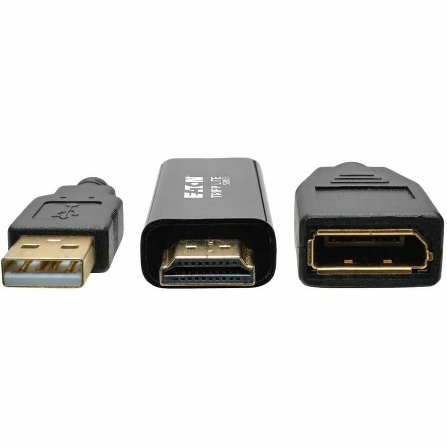 Alternate-Image3 Image for Eaton Tripp Lite Series 4K HDMI to DisplayPort Active Converter (M/F) with USB Power, 6 in. (15.2 cm)