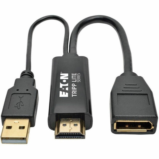 Main Image for Eaton Tripp Lite Series 4K HDMI to DisplayPort Active Converter (M/F) with USB Power, 6 in. (15.2 cm)