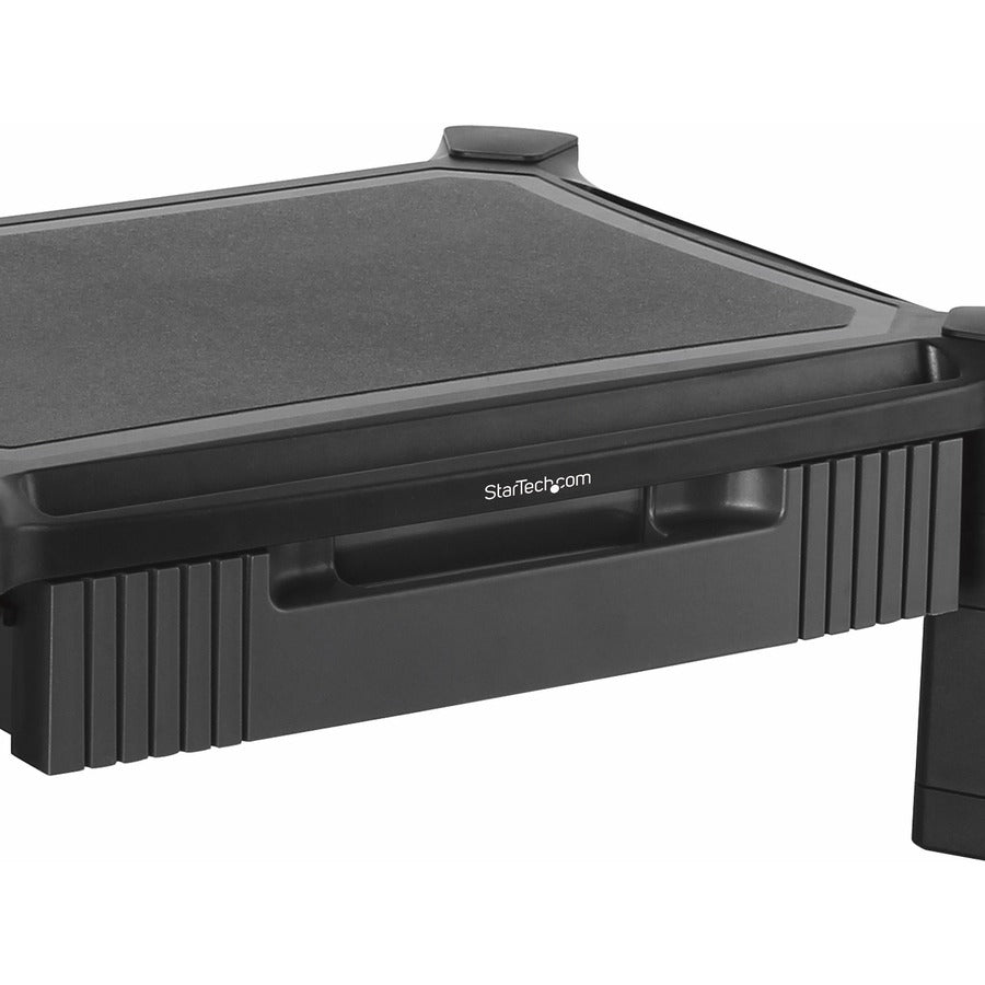 Alternate-Image1 Image for StarTech.com Adjustable Monitor Riser, Drawer, Monitors up to 32" (22lb/10kg), Adjustable Height, Monitor Stand, Computer Monitor Riser