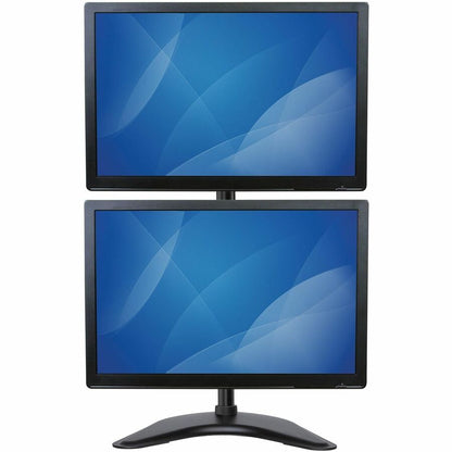 Alternate-Image4 Image for StarTech.com Vertical Dual Monitor Stand, Heavy Duty Steel, Monitors up to 27" (22lb/10kg), Vesa Monitor, Computer Monitor Stand