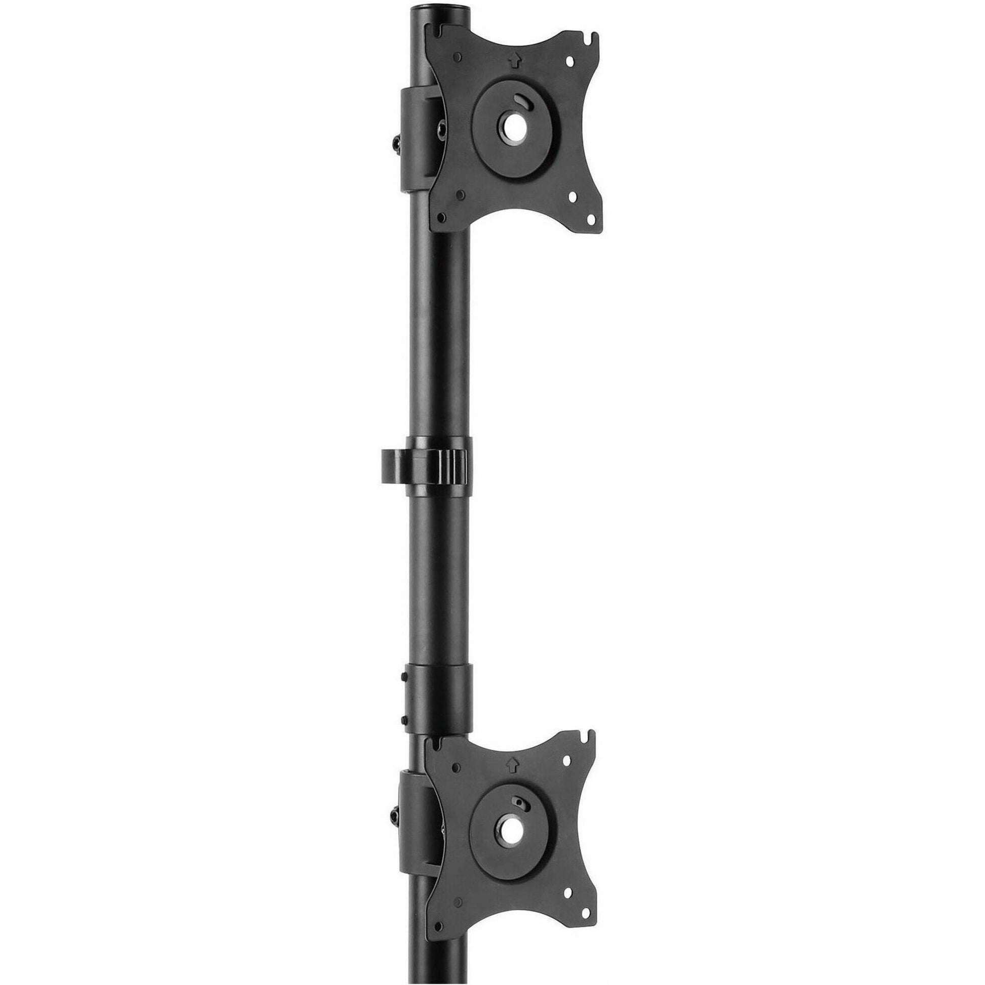 Main Image for StarTech.com Vertical Dual Monitor Stand, Heavy Duty Steel, Monitors up to 27" (22lb/10kg), Vesa Monitor, Computer Monitor Stand