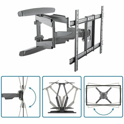 Alternate-Image4 Image for StarTech.com TV Wall Mount for up to 70 inch VESA Displays - Heavy Duty Full Motion Universal TV Wall Mount Bracket - Articulating Arm