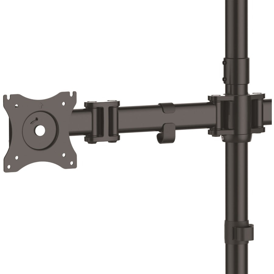 Alternate-Image3 Image for StarTech.com Quad Monitor Stand, Crossbar, Steel, Monitors up to 27" (17.6lb/8kg), VESA Monitor, Computer Monitor Stand, Monitor Arm