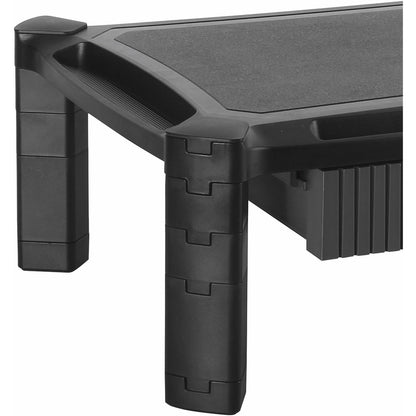 Alternate-Image3 Image for StarTech.com Adjustable Monitor Riser, Large, Drawer, Monitors up to 32" (22lb/10kg), Adjustable Height, Desk Monitor Stand