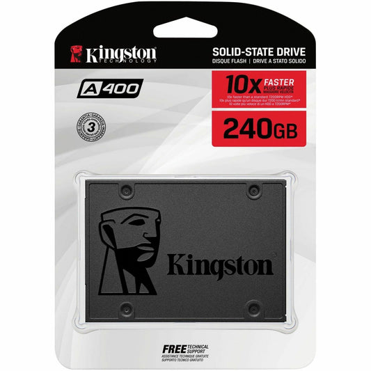 Main Image for Kingston A400 240 GB Solid State Drive - 2.5" Internal - SATA (SATA/600)