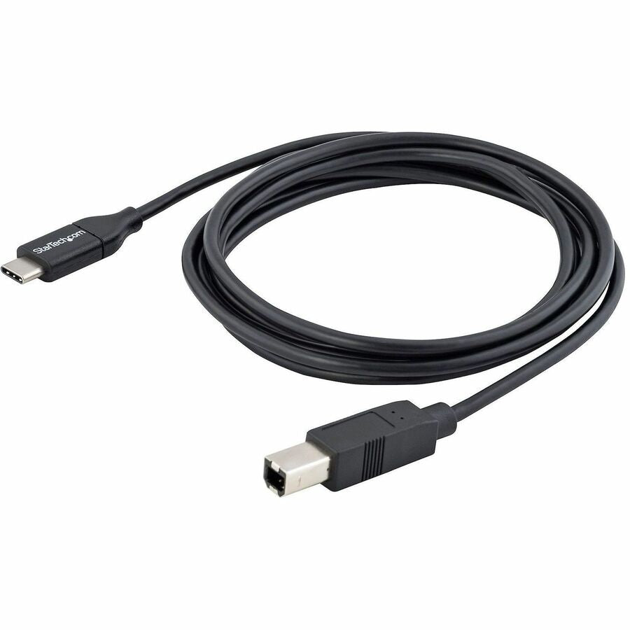 Alternate-Image2 Image for StarTech.com 2m 6 ft USB C to USB B Cable - M/M - USB 2.0 - USB Type C Printer Cable - USB 2.0 Type-C to Type-B Cable