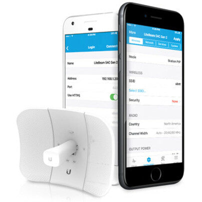Alternate-Image1 Image for Ubiquiti LiteBeam AC Gen2 LBE-5AC-Gen2 IEEE 802.11ac 450 Mbit/s Wireless Bridge
