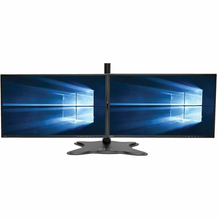 Alternate-Image1 Image for Eaton Tripp Lite Series Dual-Display Desktop Monitor Stand for 13" to 27" Flat-Screen Displays