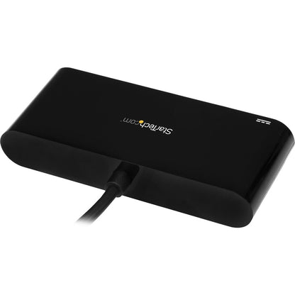 Alternate-Image2 Image for StarTech.com USB-C to Ethernet Adapter with 3-Port USB 3.0 Hub and Power Delivery - USB-C GbE Network Adapter + USB Hub w/ 3 USB-A Ports