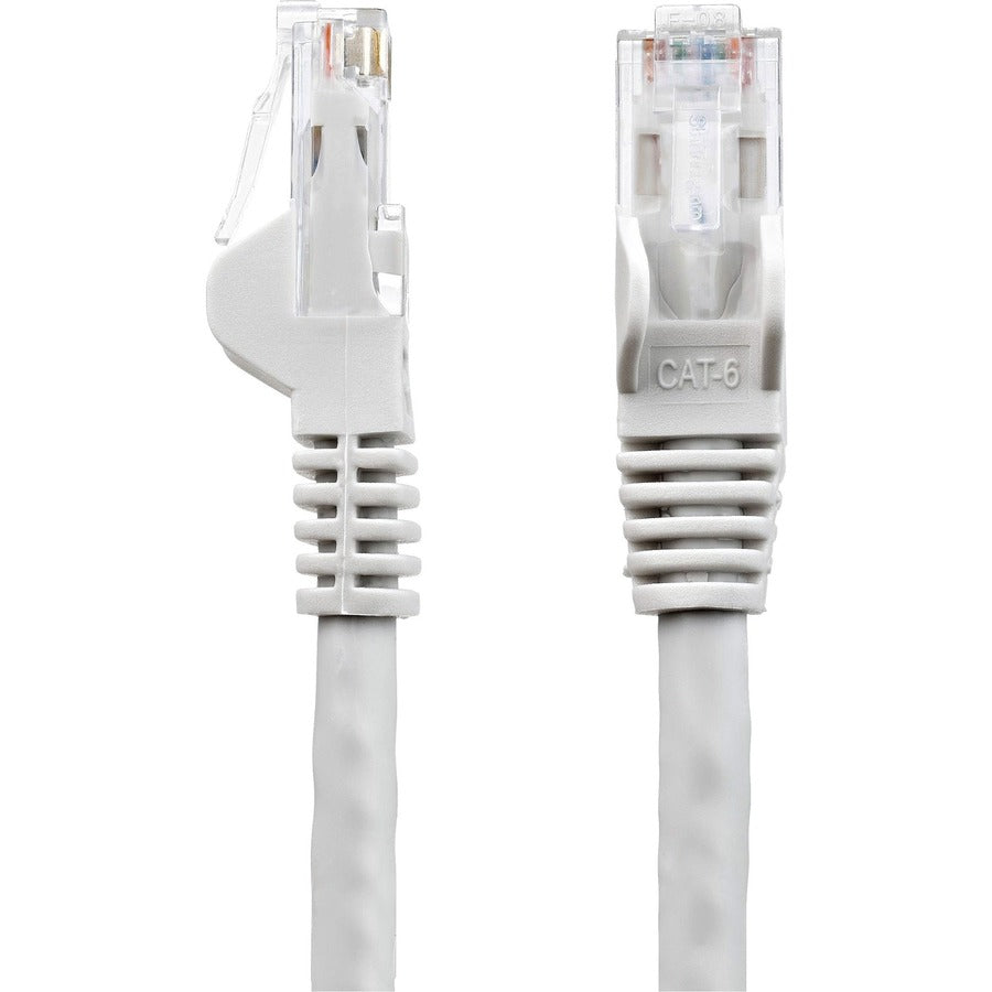 Alternate-Image2 Image for StarTech 14ft CAT6 Ethernet Cable - Gray Snagless Gigabit - 100W PoE UTP 250Mhz Category 6 Patch Cord UL Certified Wiring/TIA