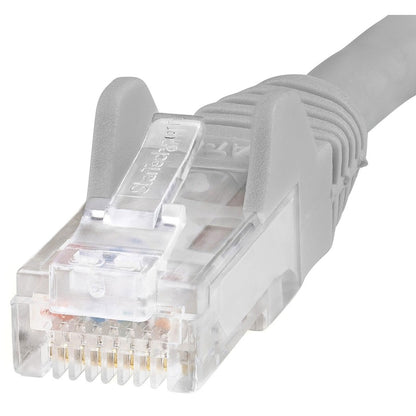 Alternate-Image1 Image for StarTech 14ft CAT6 Ethernet Cable - Gray Snagless Gigabit - 100W PoE UTP 250Mhz Category 6 Patch Cord UL Certified Wiring/TIA