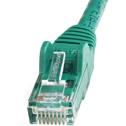 Alternate-Image2 Image for StarTech 1ft CAT6 Ethernet Cable - Green Snagless Gigabit - 100W PoE UTP 250Mhz Category 6 Patch Cord UL Certified Wiring/TIA