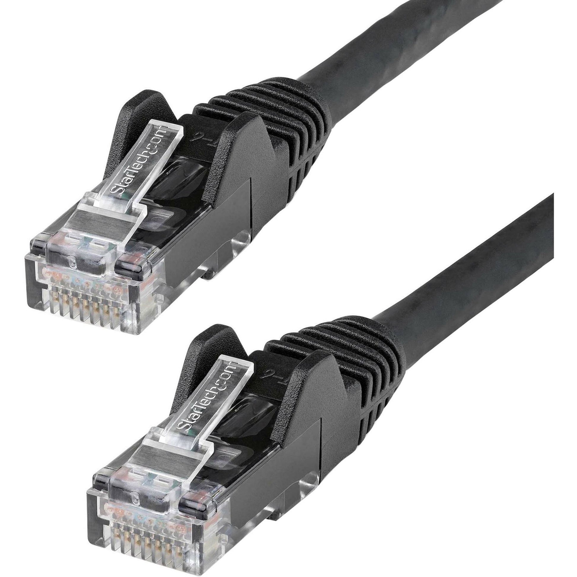 Main Image for StarTech.com 30ft CAT6 Ethernet Cable - Black Snagless Gigabit - 100W PoE UTP 650MHz Category 6 Patch Cord UL Certified Wiring/TIA