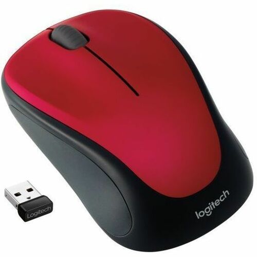 Main Image for Logitech M317 Wireless Mouse, 2.4 GHz with USB Nano Receiver, 1000 DPI Optical Tracking, 12 Month Battery, Compatible with PC, Mac, Laptop, Chromebook (Red)