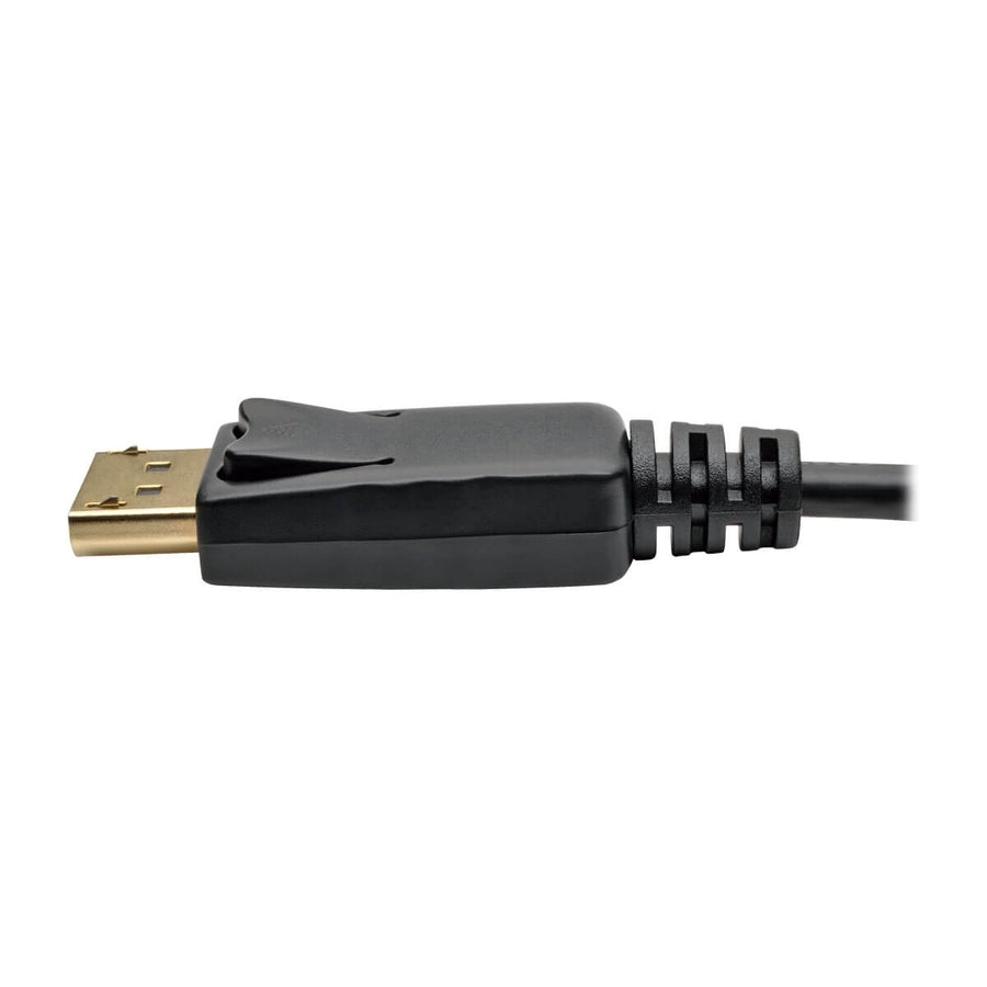 Alternate-Image4 Image for Eaton Tripp Lite Series Mini DisplayPort to DisplayPort Adapter Cable, 4K 60 Hz (M/M), DP Latching Connector, Black, 6 ft. (1.8 m)
