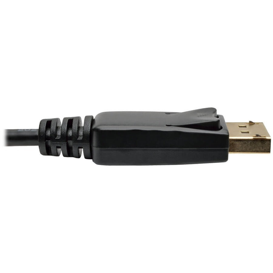 Alternate-Image3 Image for Eaton Tripp Lite Series Mini DisplayPort to DisplayPort Adapter Cable, 4K 60 Hz (M/M), DP Latching Connector, Black, 6 ft. (1.8 m)