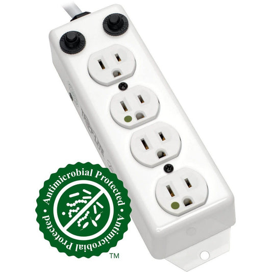 Main Image for Eaton Tripp Lite Series Safe-IT UL 1363A Medical-Grade Power Strip for Patient-Care Vicinity, 4x 15A Hospital-Grade Outlets, Safety Covers, 7 ft. Cord