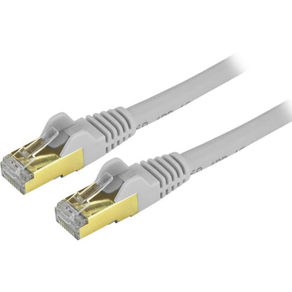 Main Image for StarTech 5ft CAT6a Ethernet Cable - 10 Gigabit Category 6a Shielded Snagless 100W PoE Patch Cord - 10GbE Gray UL Certified Wiring/TIA