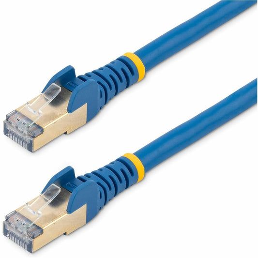 Main Image for StarTech.com 15ft CAT6a Ethernet Cable - 10 Gigabit Category 6a Shielded Snagless 100W PoE Patch Cord - 10GbE Blue UL Certified Wiring/TIA