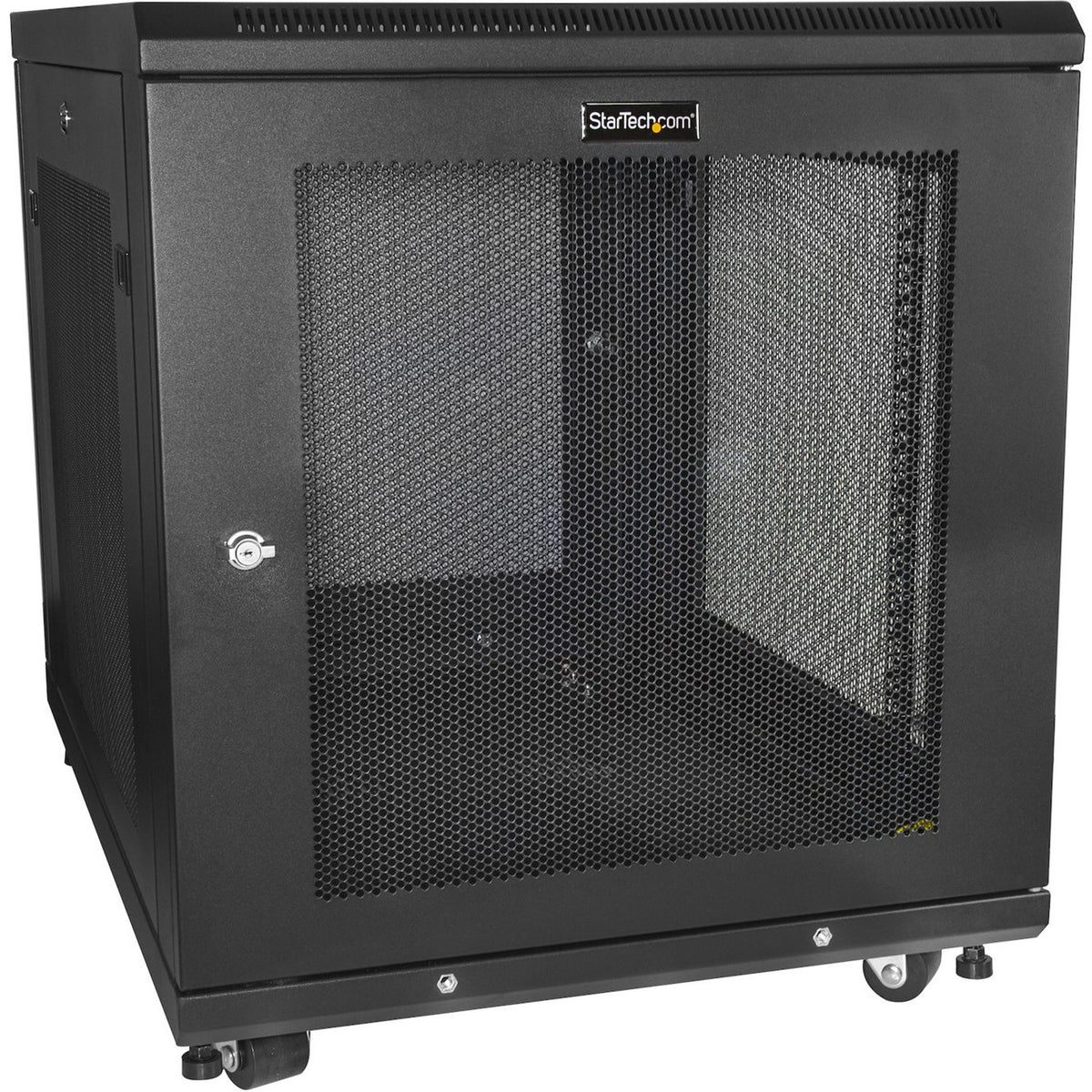 Main Image for StarTech 4-Post 12U Server Rack Cabinet, 19" Data Rack Cabinet for Computer / IT Equipment, Home Network Rack, Half Height Server Rack