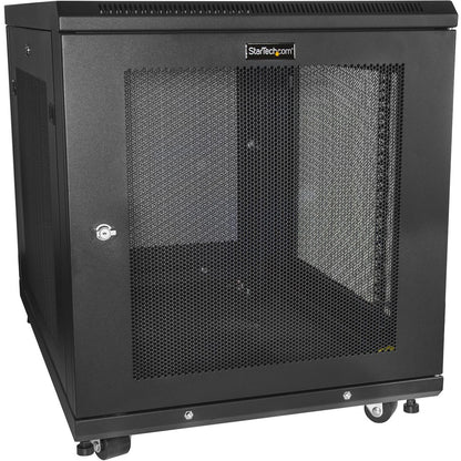 Main Image for StarTech 4-Post 12U Server Rack Cabinet, 19" Data Rack Cabinet for Computer / IT Equipment, Home Network Rack, Half Height Server Rack